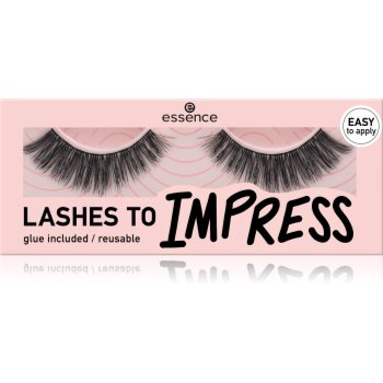 essence LASHES TO IMPRESS gene false pentru volum și îndesirea genelor